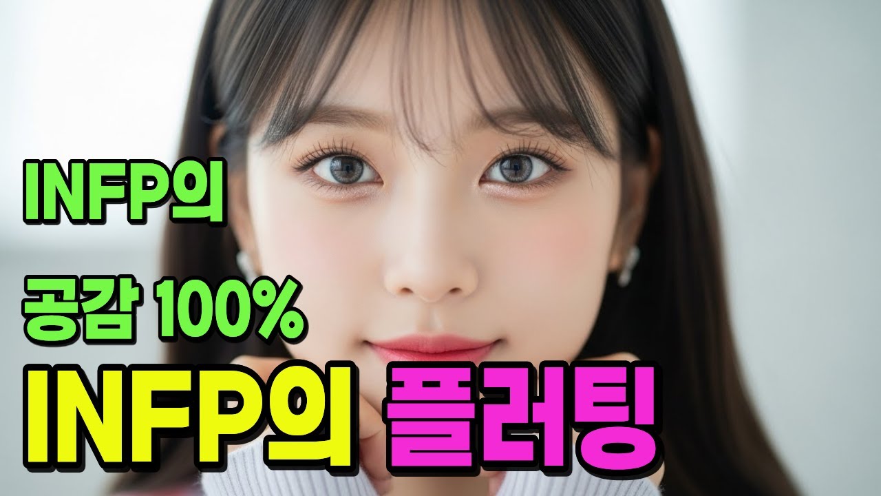 INFP의 플러팅 / 인프피가 100% 공감하는 플러팅 #mbti