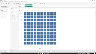 Tutorial Tableau - Waffle Chart