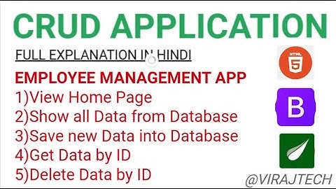 Employee Management System Web App using #HTML #BootStrap and #ThymeLeaf || Web App Frontend part
