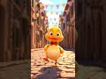 Fluffy Duck Dance – “Dodi Dodi Dum Dum”! | 3D Toddler Sing-Along 🦆🎶