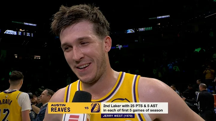 Austin Reaves reacts to his GAME WINNER vs. Timberwolves: 'We'll take that one!' | NBA on ESPN