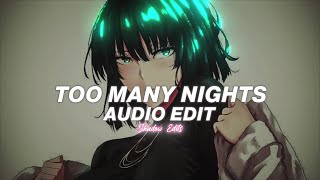 too many nights - metro boomin \& future ft. don toliver『edit audio』