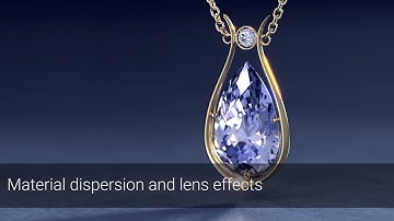 V-Ray Next for Rhino – Material dispersion and lens effects