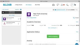 SCOIR Application Instructions Class of 2021