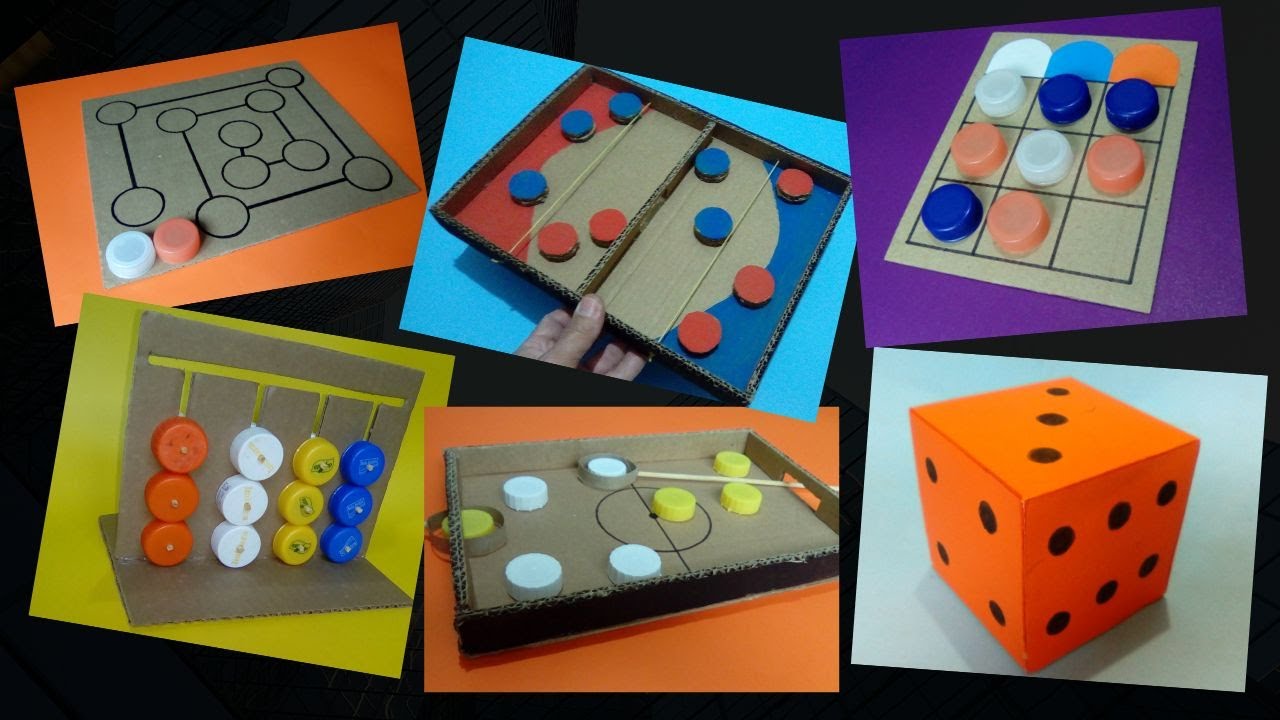 Quinze jogos INCRÍVEIS para você fazer e jogar DIY | jogos com ...
