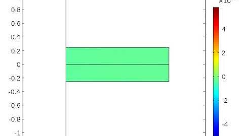 Charge Distribution in AlN Disk