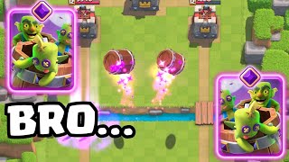 BARRIL DE DUENDES EVOLUCIONADO ES MUY DIVERTIDO! NUEVA EVO! - CLASH ROYALE