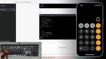 ASMR Programming - Create Iphone Calculater App with ChatGPT😁 -NoTalking!