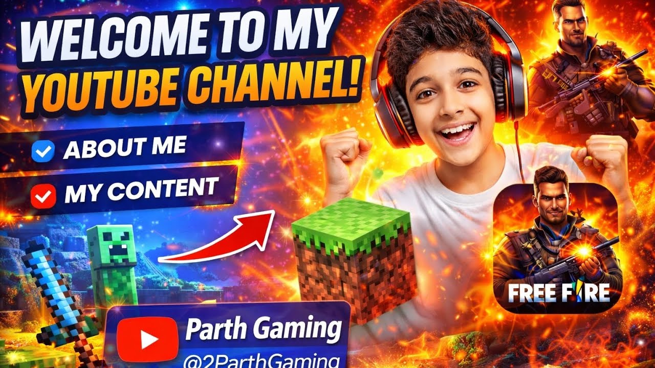 Parth Gaming 🎮 | Free Fire MAX & Minecraft!