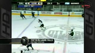 Top 10: NHL In-Game Falls