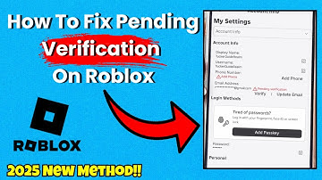 How to Fix Pending Verification on Roblox (in 2025)