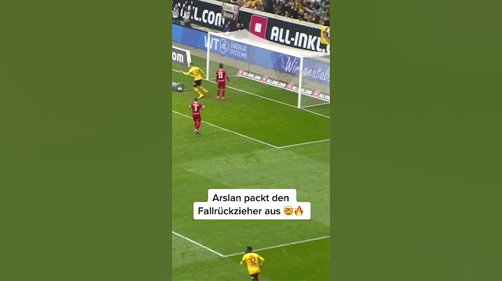 Arslan packt den Fallrückzieher aus 😍