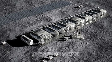 Moon Mining Beneficiation and Fabrication VFX Breakdown