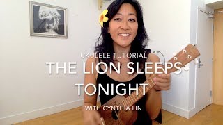 Video thumbnail of "Lion Sleeps Tonight // Ukulele Chucking Strum Tutorial"