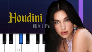 Dua Lipa - Houdini | Piano Tutorial