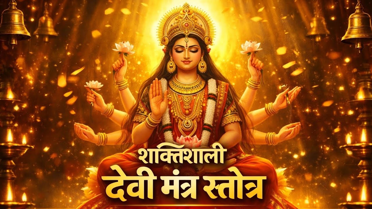🔱 शक्तिशाली देवी मंत्र स्तोत्र | Powerful Devi Mantras & Stotras | Durga Lakshmi Saraswati ❤️🙏
