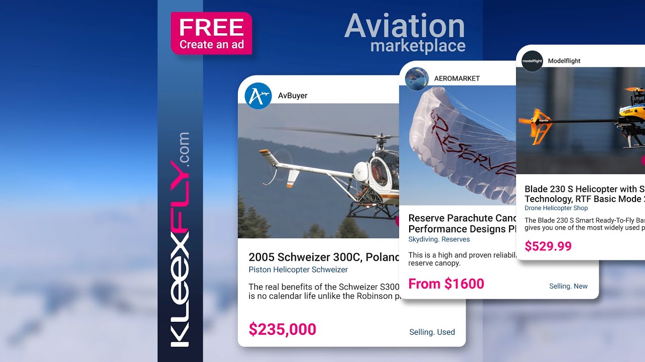 Place your advertisement for free right now!