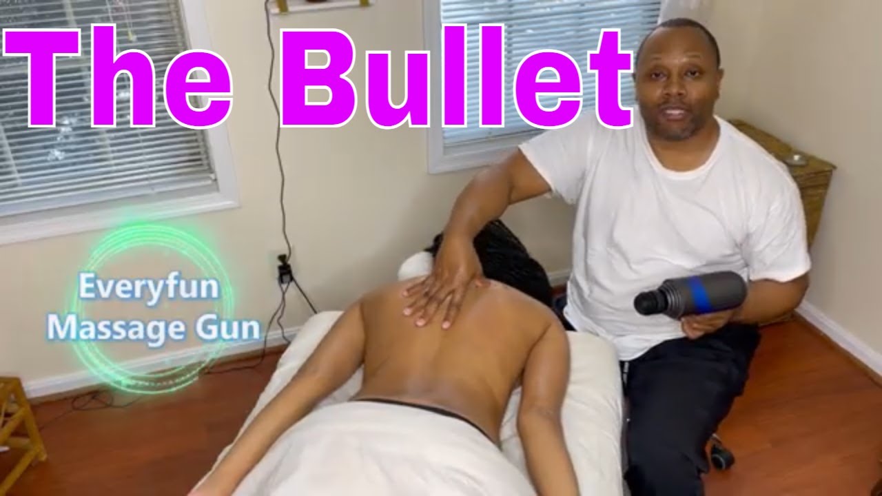 Everyfun Massage Gun Deep Tissue, Percussion Muscle Massage Gun for Athletes, M3 Pro 1/6 c