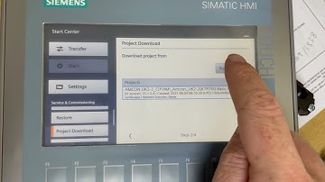 Install HMI Rintime From USB Siemens KTP700