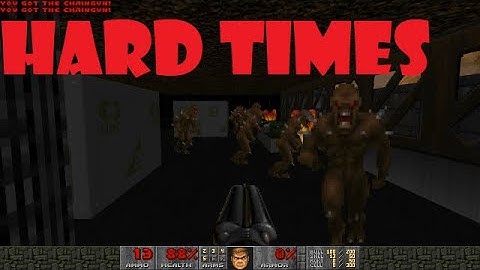 Doom 2: First attempt of Hard Times by the legendary Pezl