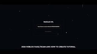 2026 ROBLOX SC4M/F4KE CREATE LINK 😮#robloxbeamtutorial