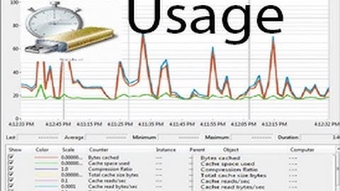How to Monitor Readyboost Cache Usage