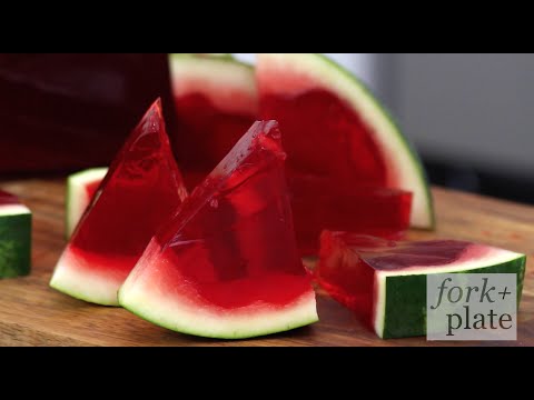 How To Make Watermelon Jell-O Shot Slices