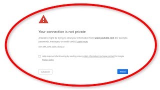 how to fix your connection is not private || net::err_cert_date_invalid || google chrome error