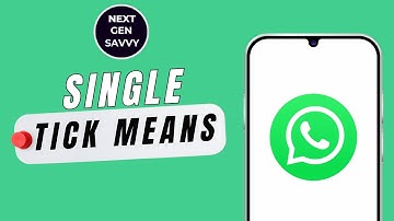 What The WhatsApp Single Tick Only Means