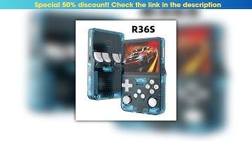 Limited Open Source R36S Retro Handheld Video Game Console Linux System 3.5 Inch IPS Screen Portabl