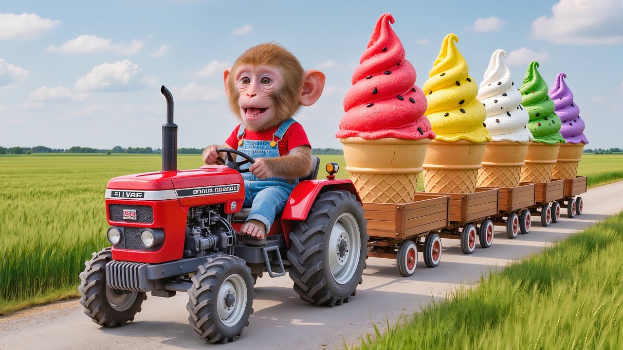 ⭐🐒🍦🔥 БЕЗУМНЫЙ день продажи мороженого от обезьянки НаНа! Катастрофа за катастрофой… Но НаНа решае...