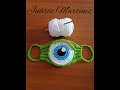 🌟😍😎cubrebocas de 🌟😍😎mike wazowski 🌟😍😎tejido a crochet