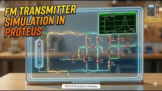 FM transmitter simulation in Proteus