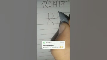 Rohit name create a brand logo comment your name and #ask #logo #like #subscribe