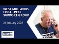 West Midlands Local Peer Support Group: 24 January 2023