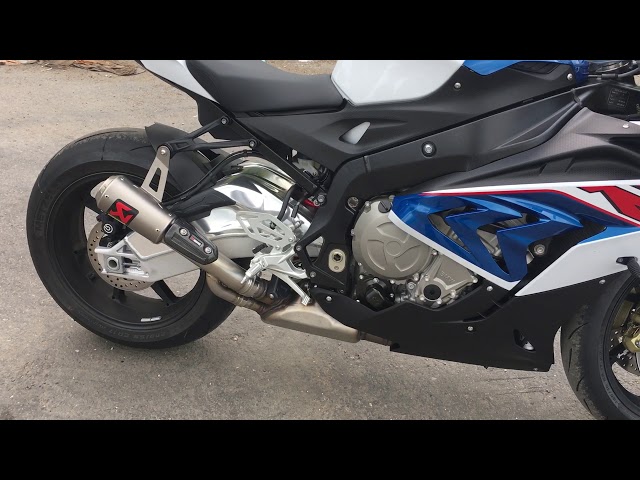 Bmw S1000RR 2017 Akrapovic MotoGP Style slip on exhaust sound