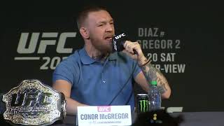 Conor McGregor | You'll do nothing, get the fuck out of here !