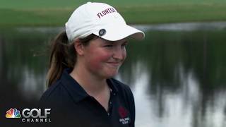 Lottie Woad: Pressure in Augusta National Women's Amateur plays to my benefit | Golf Channel