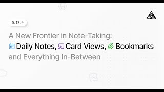 Daily Notes & Bookmarks: AFFiNE 0.12.0 Debut.- The Open Source Notion Alternative you must try it! Affine V0 8 0 Release Week Day 1 Open Source Notion Alternative Debut With New Features