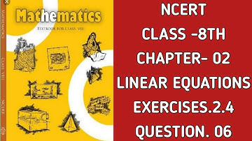 Q 6 - Ex 2.4 - Linear Equations in One Variable - NCERT Maths Class 8th - Chapter 2