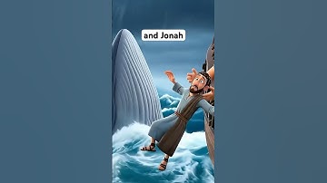 Jonah gets swallowed by the great fish! Bible stories for kids!