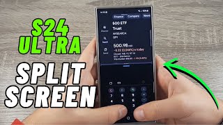 How to SPLIT SCREEN | Samsung Galaxy S24 Ultra