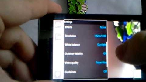 Samsung Galaxy S 2: Video Functionality