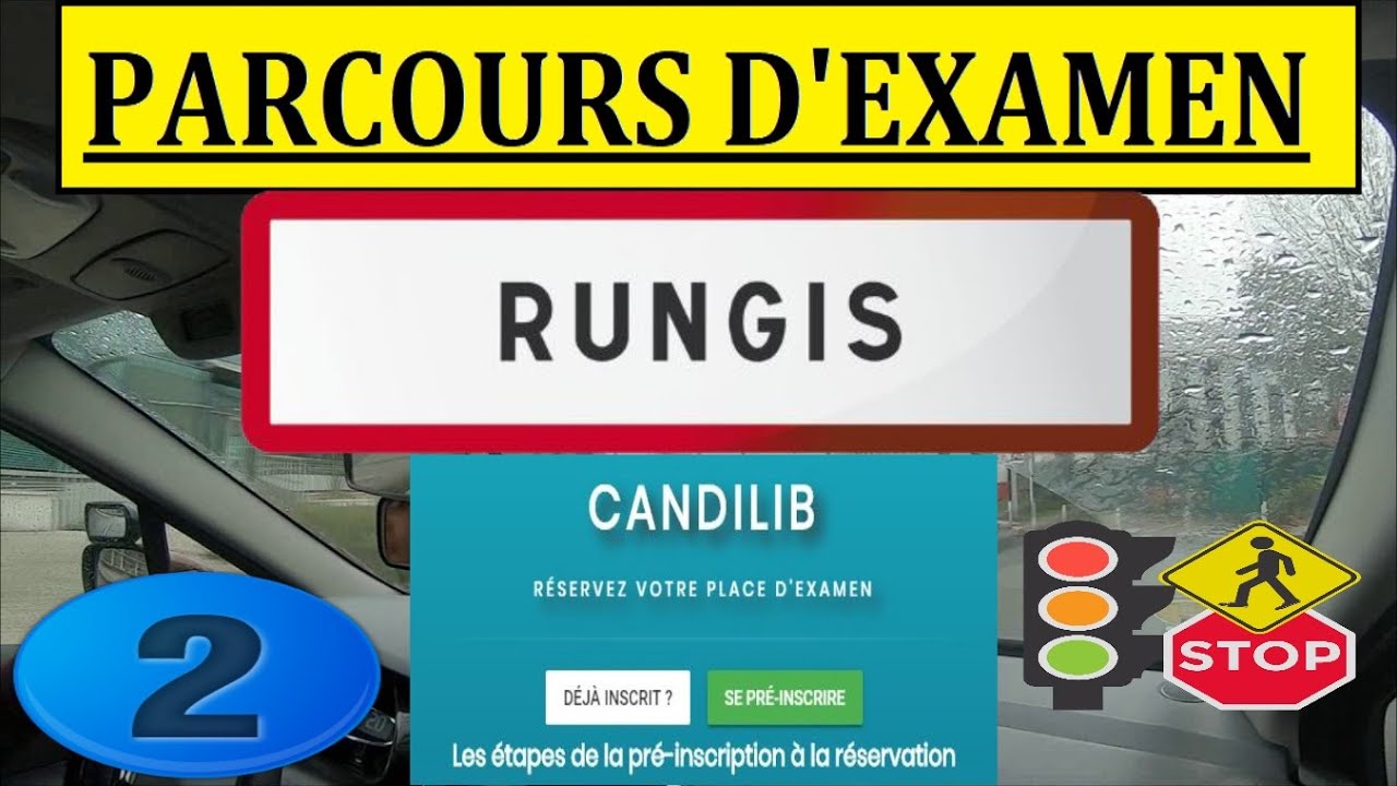 Examen Blanc Permis RUNGIS #2 - YouTube