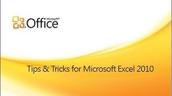 Tips and Tricks for Excel 2010 - Durasi: 27.17. 