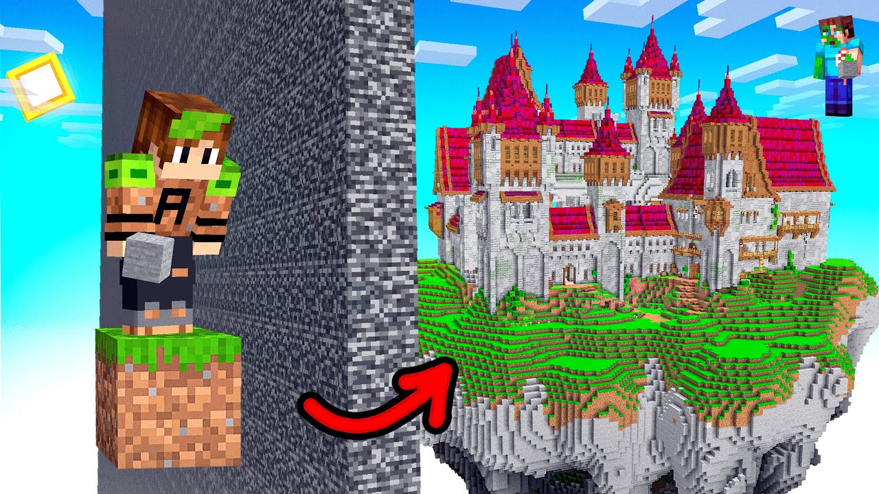 Minecraft ONE BLOCK Build Battle
