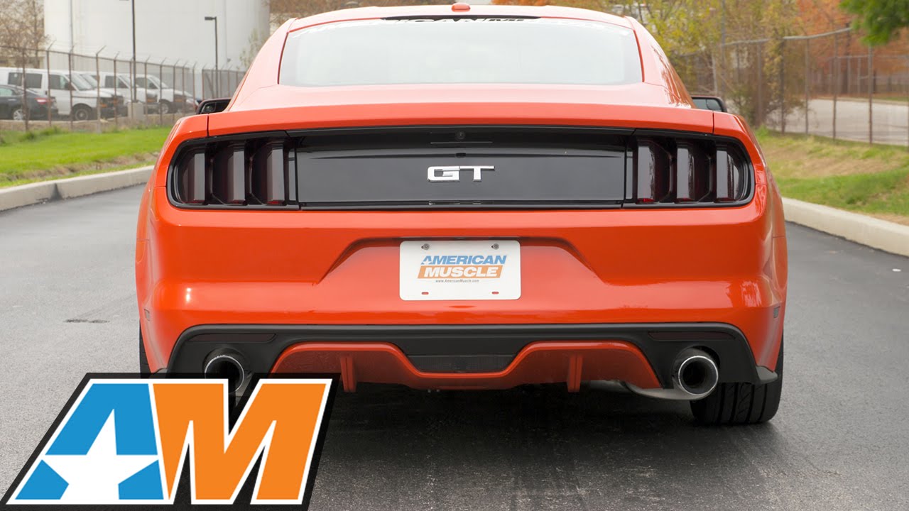 mustang gt 2015 torque 2015-2017 Mustang V8 Ford Racing by Borla Exhaust Sound Clip Touring Axle-Back Review