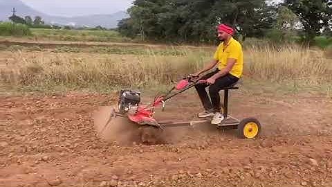 7Hp Power weeder & seat Attachment