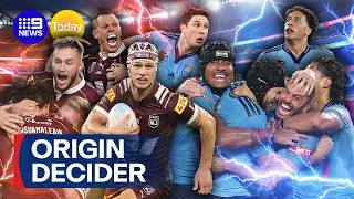 Blues And Maroons Brace For Fierce Origin Decider Showdown 9 News Australia