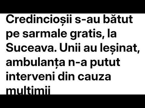 Cât ne mai umiliți, bă nenorociților?